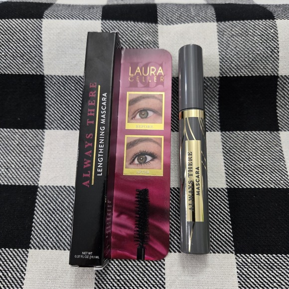 Laura Geller Always There Lengthening Mascara Black Long Wearing Bold - Picture 3 of 3